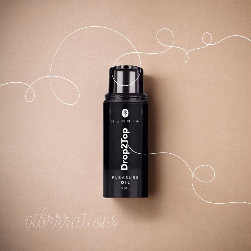 Drop2Top - genotsolie met vibratie, 5 ml