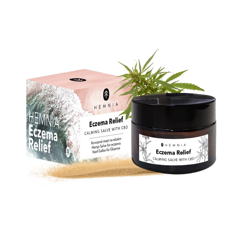 Alivio del eczema - Bálsamo de cáñamo para el eczema, 50 ml