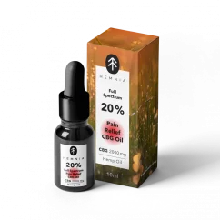Pilna spektra pretsāpju CBG eļļa - 20 % CBG, 5 % CBD, 2000 mg, 10 ml