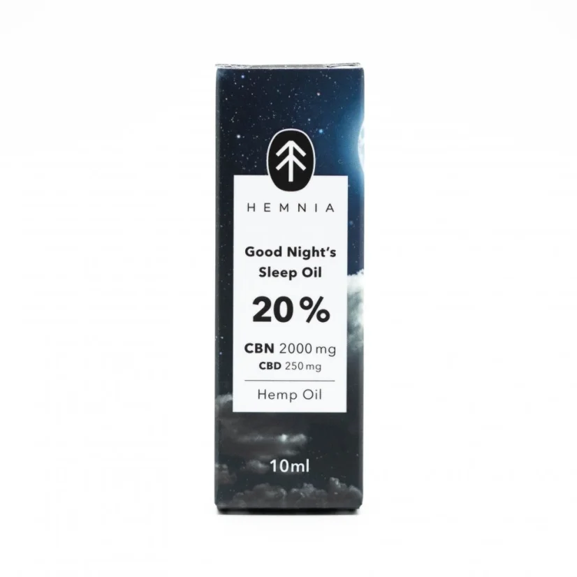 Good Night's Sleep Hamppuöljy 20%, 2000 mg CBN, 250 mg CBD, 10 ml