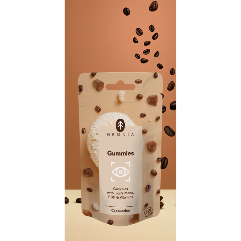 Focus Gummies - för stöd till koncentration med cappuccinosmak, 30 st