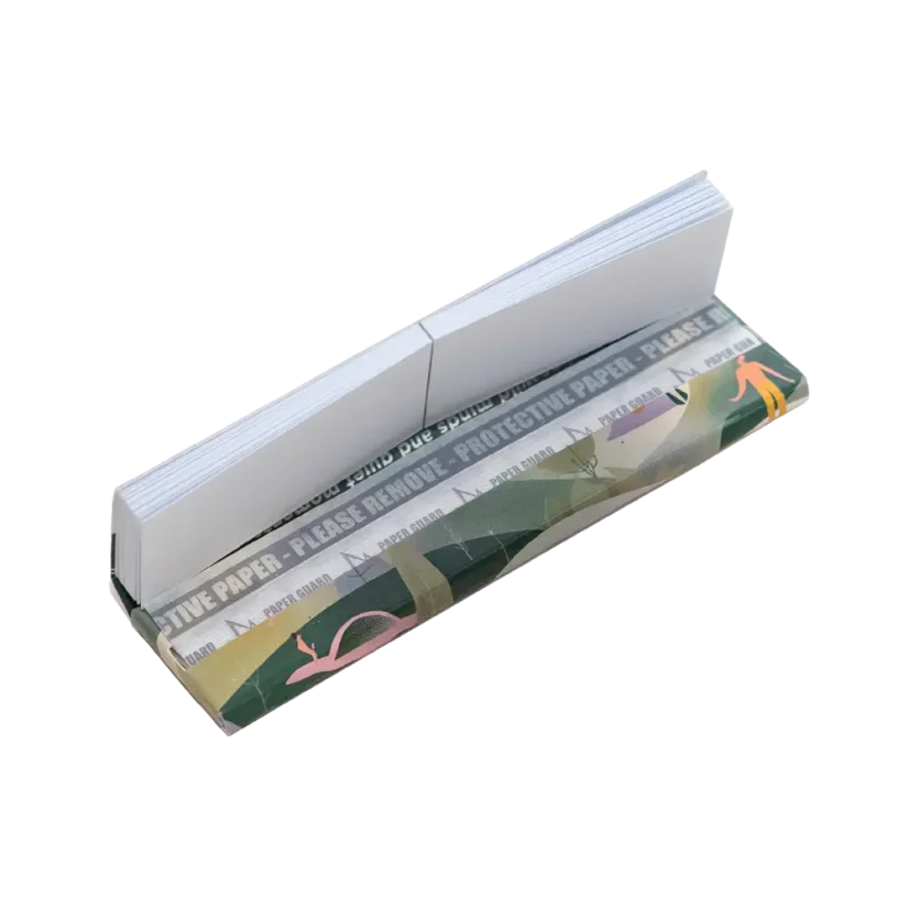 Kuningliku suurusega laiad üliõhukesed rullpaberid filtritega, 32 tk + rullalus