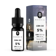 Good Night's Sleep kanapiu aliejus 5%, 500 mg CBN, 250 mg CBD, 10 ml