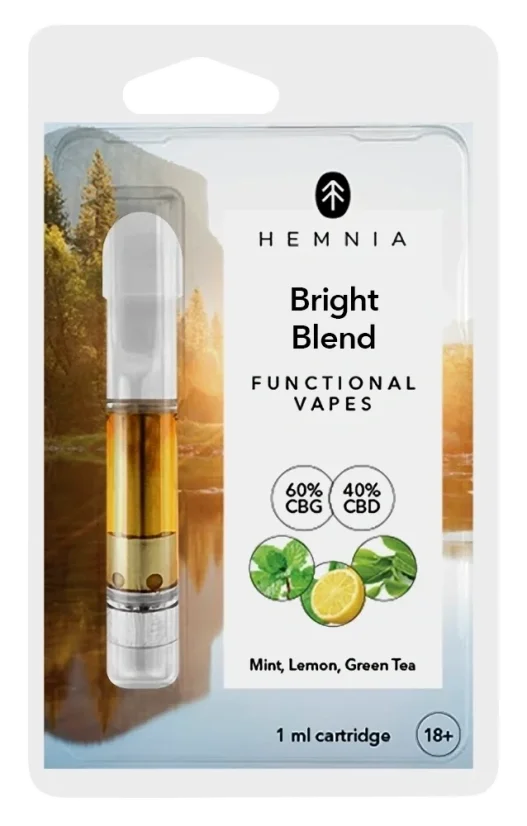 Awakening - Cartucho, CBG, CBD, limón, menta, té verde, 1 ml