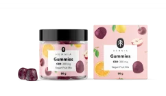 CBD Vegan guminukai, vaisių mišinys, 300 mg CBD, 30 vnt. x 10 mg, 80 g