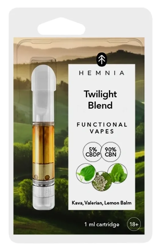 Deep Relaxation - CBDP e CBD Cartucho, Kava, Valeriana, Bálsamo de Limão, 1ml