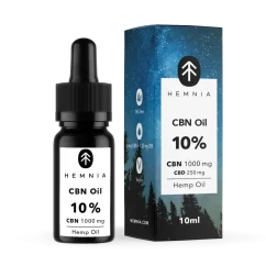Good Night's Sleep Ulei de cânepă 10%, 1000 mg CBN, 250 mg CBD, 10 ml