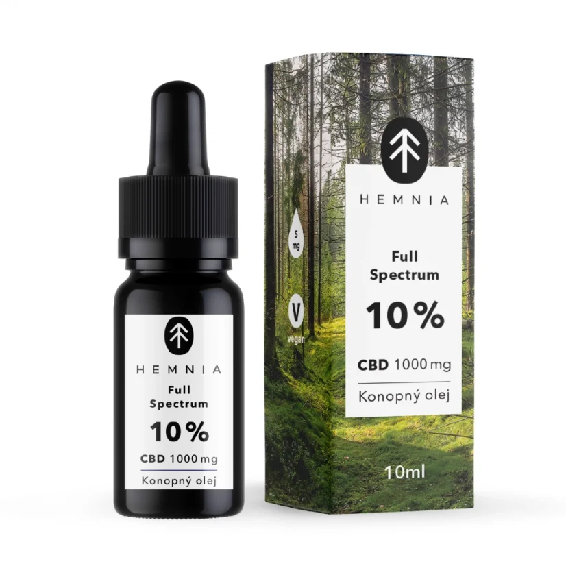 Full Spectrum CBD hemp oil 10%, 1000 mg, 10 ml