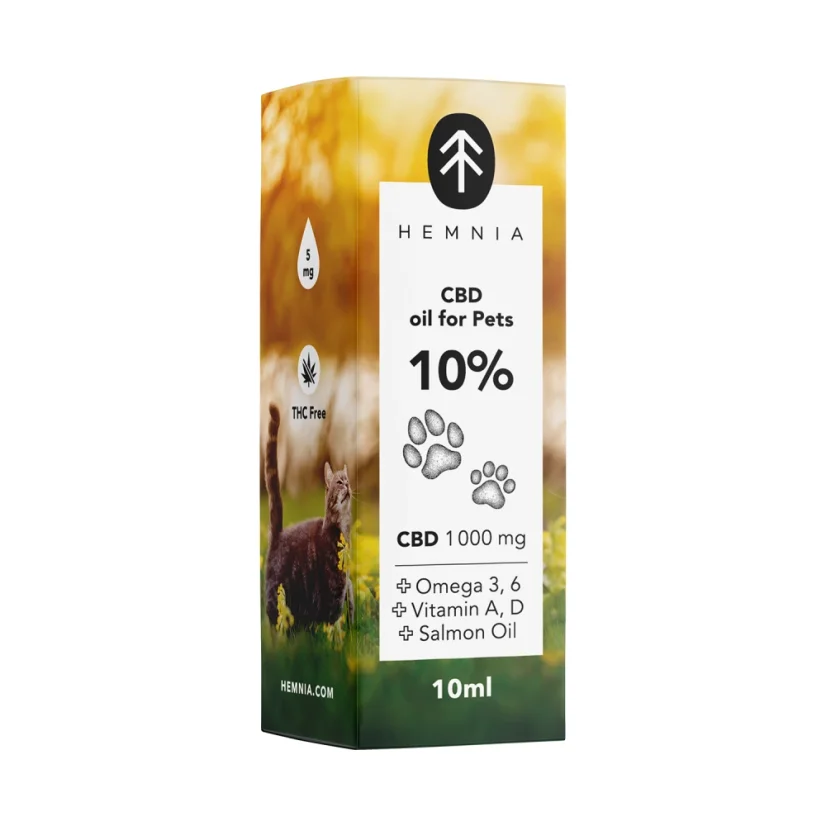CBD hirviöljyssä eläimille - 10% CBD, 1000 mg, 10 ml