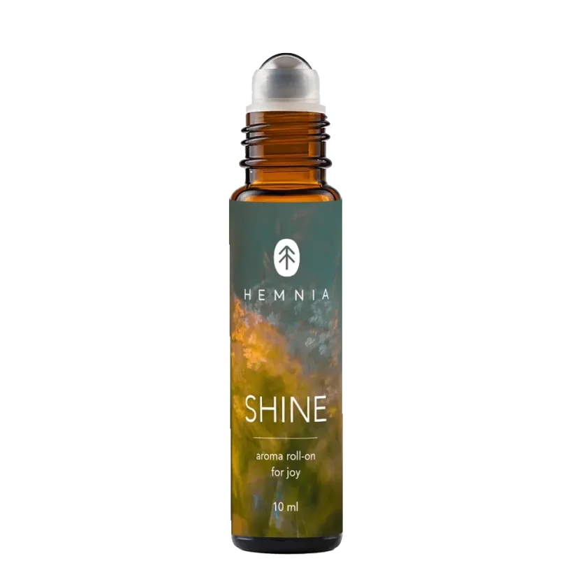 SHINE: Přírodní aroma roll-on pro radost, 10 ml