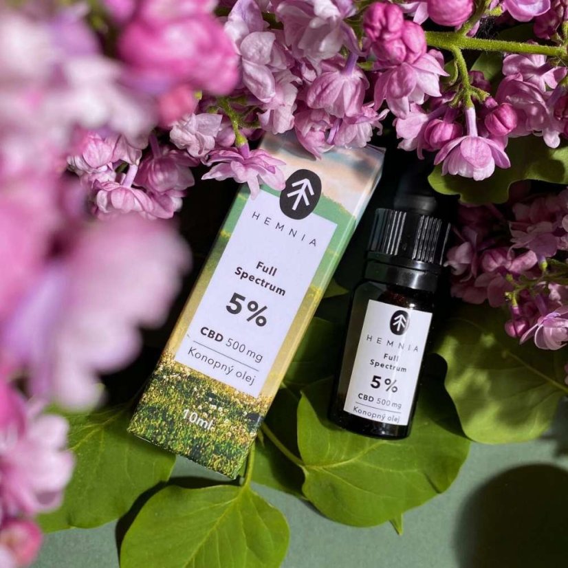 Full Spectrum CBD Hanföl 5%, 500 mg, 10 ml
