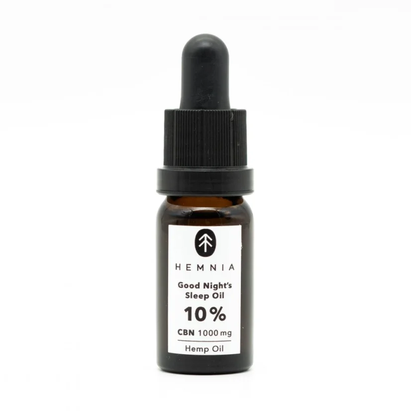 Добър сън Конопено масло 10%, 1000 mg CBN, 250 mg CBD, 10 ml