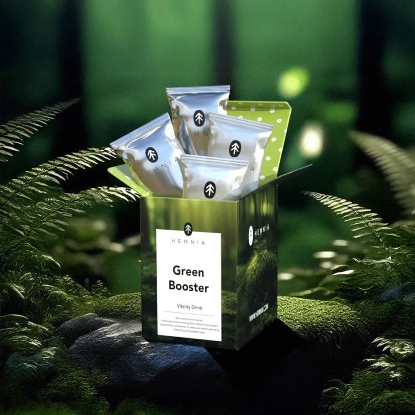 Green Booster - elinvoimajuoma superfoodeilla, 30 annospussia