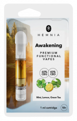 Awakening - Cartridge, 60% CBG, 40% CBD, lemon, mint, green tea, 1 ml