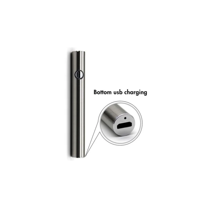 Baterie pro CBD cartridge, 380 mAh, závit 510, USB nabíječka, černá