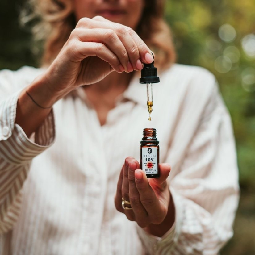 Олія CBG з повним спектром знеболювального ефекту - 10% CBG, 5% CBD, 1000 мг, 10 мл