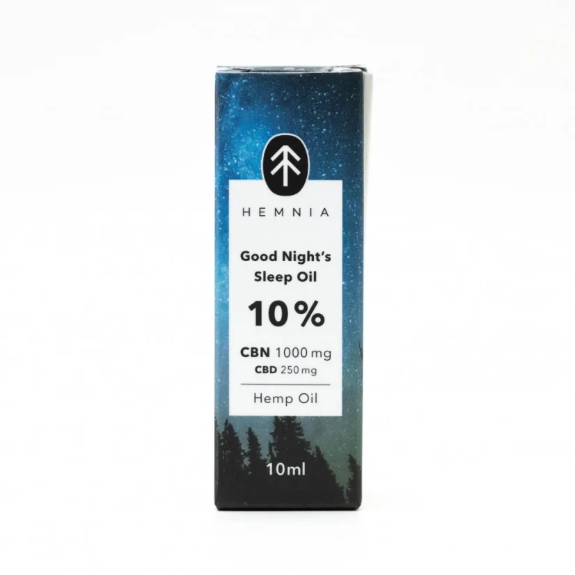 Good Night's Sleep Hemp oil 10%, 1000 mg CBN, 250 mg CBD, 10 ml