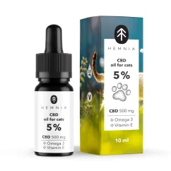 CBD-olie til katte - 5 % CBD, 500 mg, 10 ml