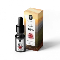 Pilna spektra pretsāpju CBG eļļa - 10 % CBG, 5 % CBD, 1000 mg, 10 ml