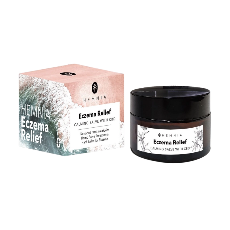 Alivio del eczema - Bálsamo de cáñamo para el eczema, 50 ml
