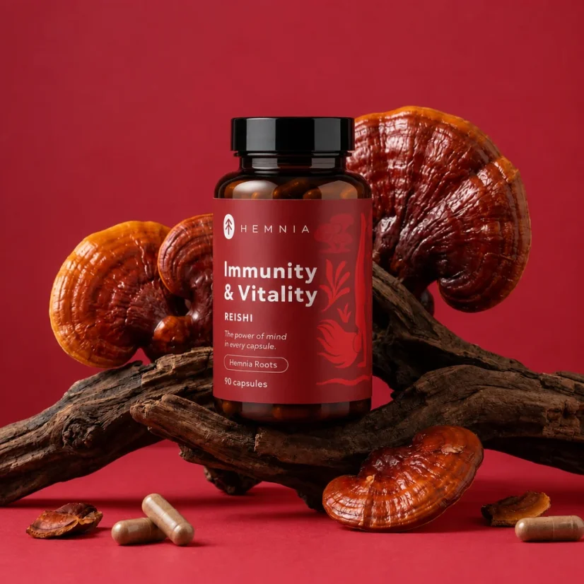 Hemnia Reishi Capsules 90 x 500mg