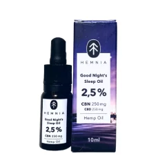 Good Night's Sleep Hanföl 2,5%, 250 mg CBN, 250 mg CBD, 10 ml
