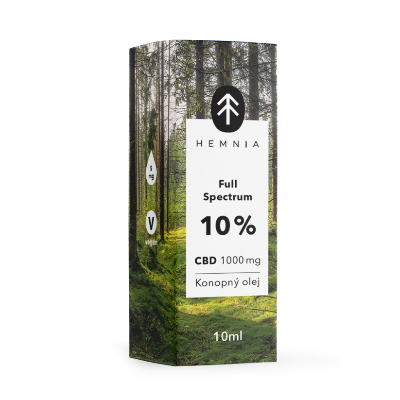 Full Spectrum CBD hemp oil 10%, 1000 mg, 10 ml