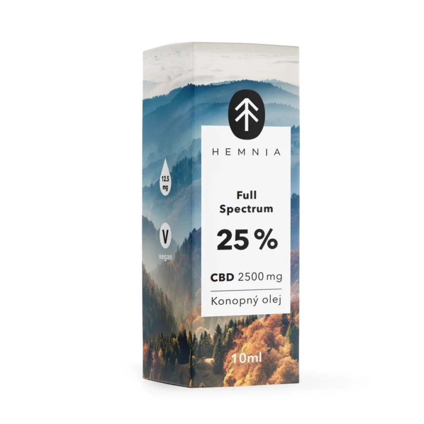 Full Spectrum CBD Hemp oil 25%, 2500 mg, 10 ml