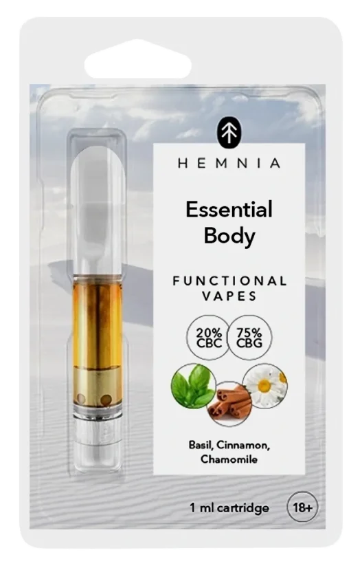 Body Protection - Kartusche, CBC, CBG, Basilikum, Zimt, Kamille, 1 ml Body Protection - Kartusche, CBC, CBG, Basilikum, Zimt, Kamille, 1 ml