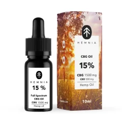 Full spectrum Pain Relief CBG oil - 15% CBG, 5% CBD, 1500 mg, 10 ml