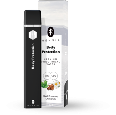 Body Protection - Premium Functional CBC and CBG Vape Pen, bazalka, skořice, heřmánek 1 m