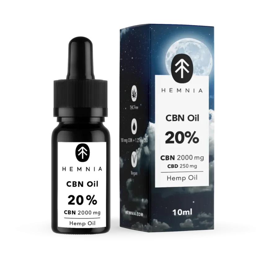 Good Night's Sleep Hamppuöljy 20%, 2000 mg CBN, 250 mg CBD, 10 ml