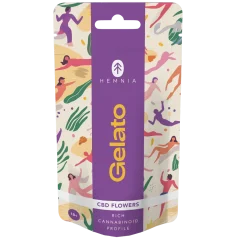 Flores de CBD Hemnia, Gelato - Summer Vibes, 1 g - 5 g