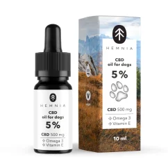 CBD-olie til hunde - 5 % CBD, 500 mg, 10 ml