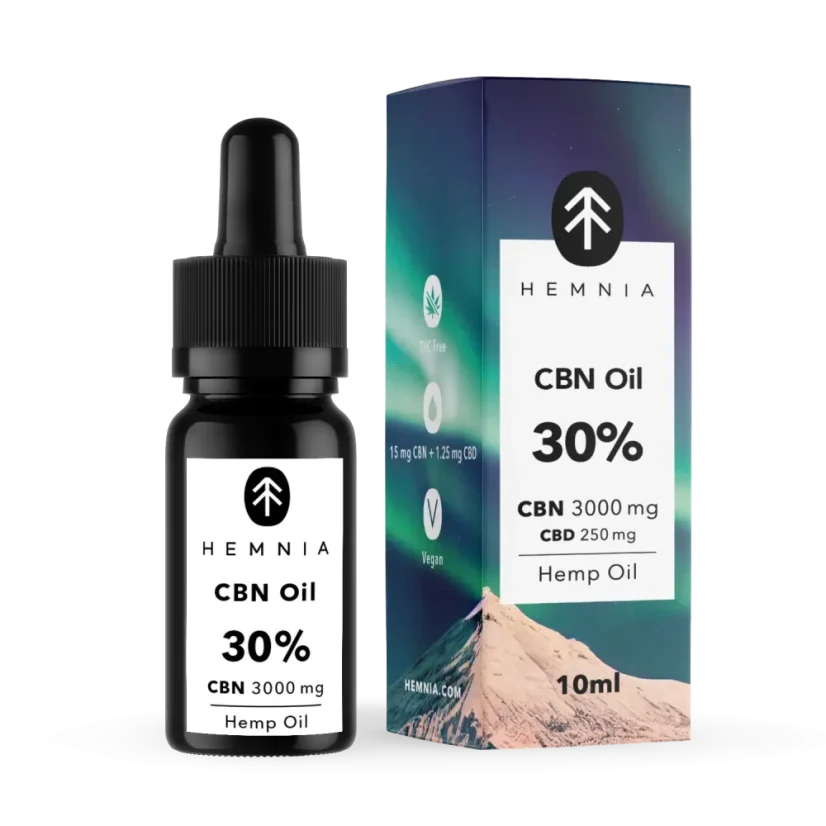 Konopljino olje Good Night's Sleep 30%, 3000 mg CBN, 250 mg CBD, 10 ml