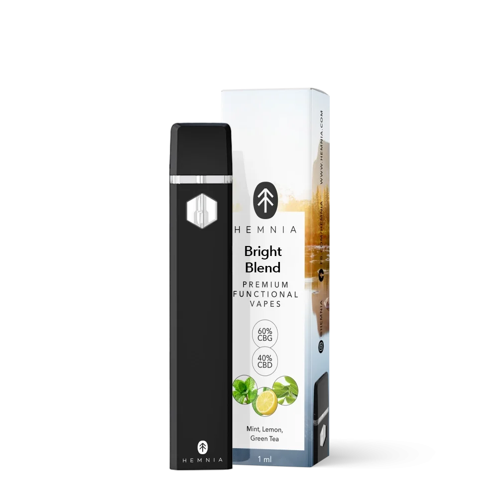 elf bar e-zigarette zum nachfüllen Awakening - Premium Functional CBG und CBD Vape Pen, Zitrone, Minze, grüner  Tee, 1 ml