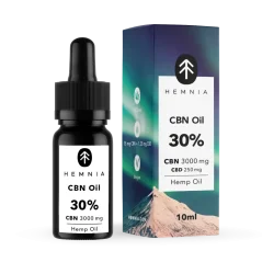 "Good Night's Sleep" kanapių aliejus 30%, 3000 mg CBN, 250 mg CBD, 10 ml