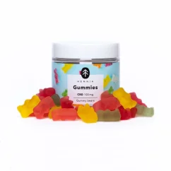 CBD Gummibärchen Packung - Erdbeeren und Teddybären (2 x 45 g, 100 mg CBD)