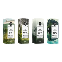 Hemp CBD full spectrum oils set (5–30%) – 6500 mg