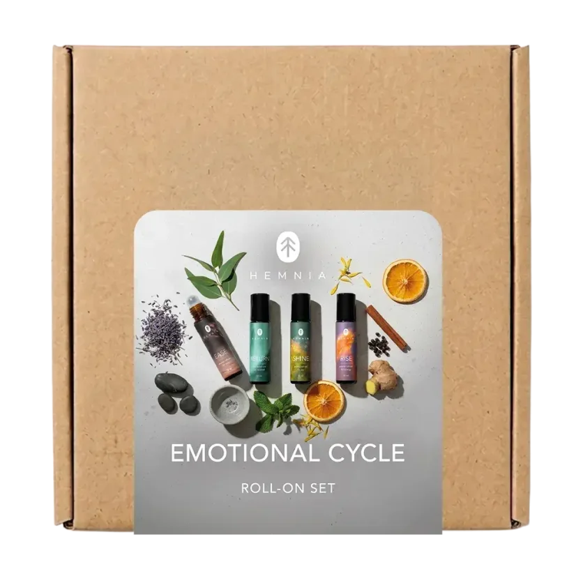Emotionaalinen sykli – neljän aromaterapeuttisen roll-onin setti