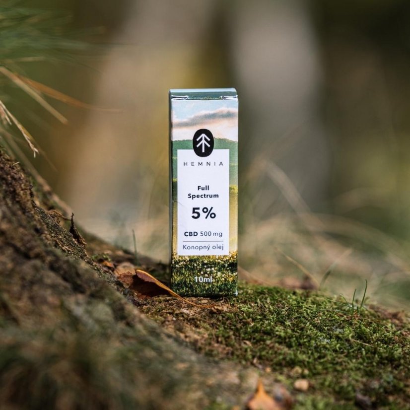 Full Spectrum CBD Hanföl 5%, 500 mg, 10 ml