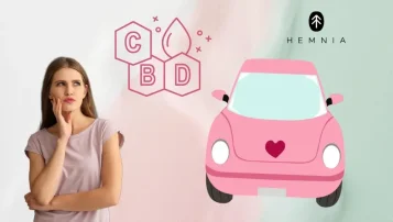Žena přemýšlí, zda je e bezpečné užívat CBD před jízdou Žena přemýšlí, zda je e bezpečné užívat CBD před jízdou