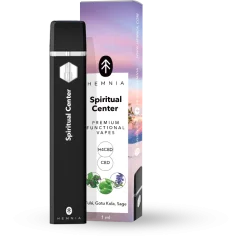 Духовний центр - преміум-функція H4CBD та CBD Vape Pen, тулсі, готу кола, шавлія, 1 мл