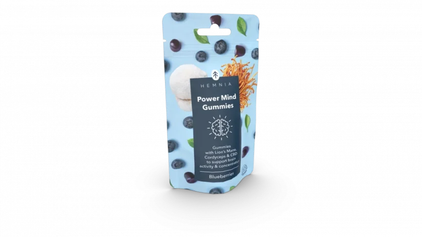 Power mind gummies - integratore per favorire la concentrazione e la memoria, 20 pezzi x 2,2 g
