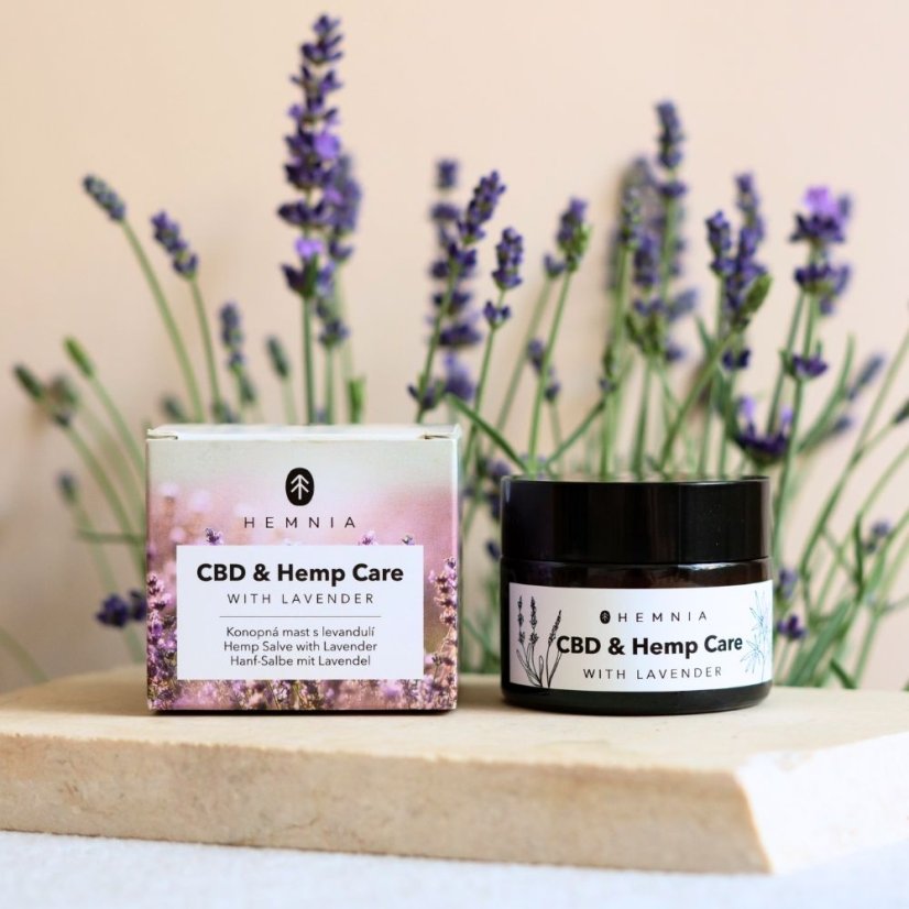 CBD & Hemp Care – univerzální konopná mast s levandulí, 50 ml