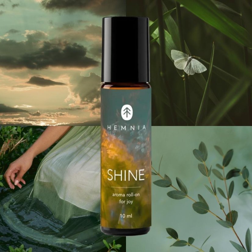 SHINE: Přírodní aroma roll-on pro radost, 10 ml