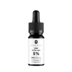 CBD-olie til katte - 5 % CBD, 500 mg, 10 ml