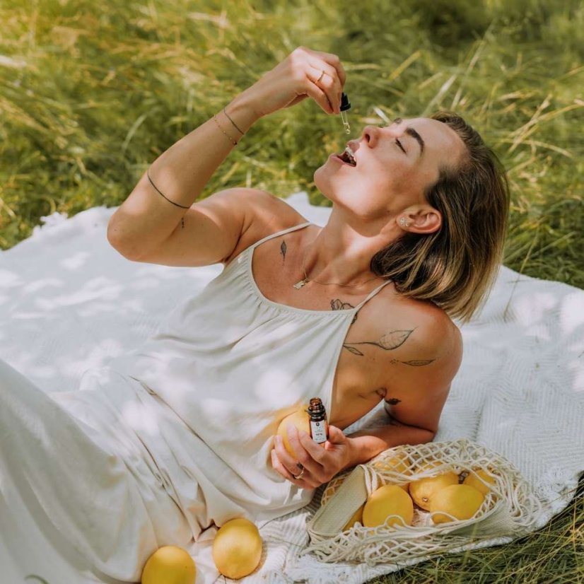 Full Spectrum CBD έλαιο καρύδας 10%, 1000 mg, 10 ml - λεμόνι