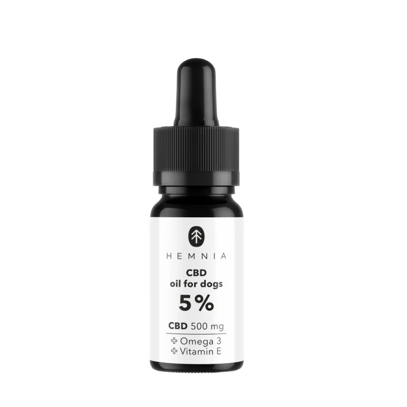 Ulei CBD pentru câini – 5 % CBD, 500 mg, 10 ml