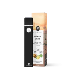 Balance of Mind - Caneta Vape Funcional Premium CBD, CBG e CBN, ginseng, bálsamo de limão, alecrim, 1 ml
